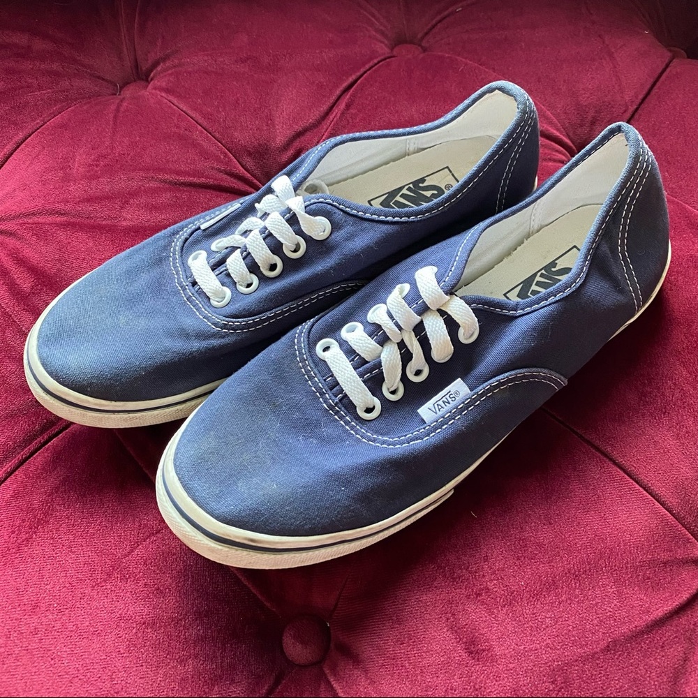 Vans Low Blue Sneakers size 8.5